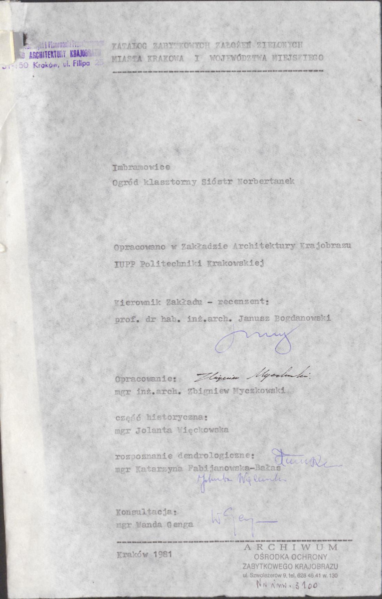 Ewidencja parkowa, skan nr 4