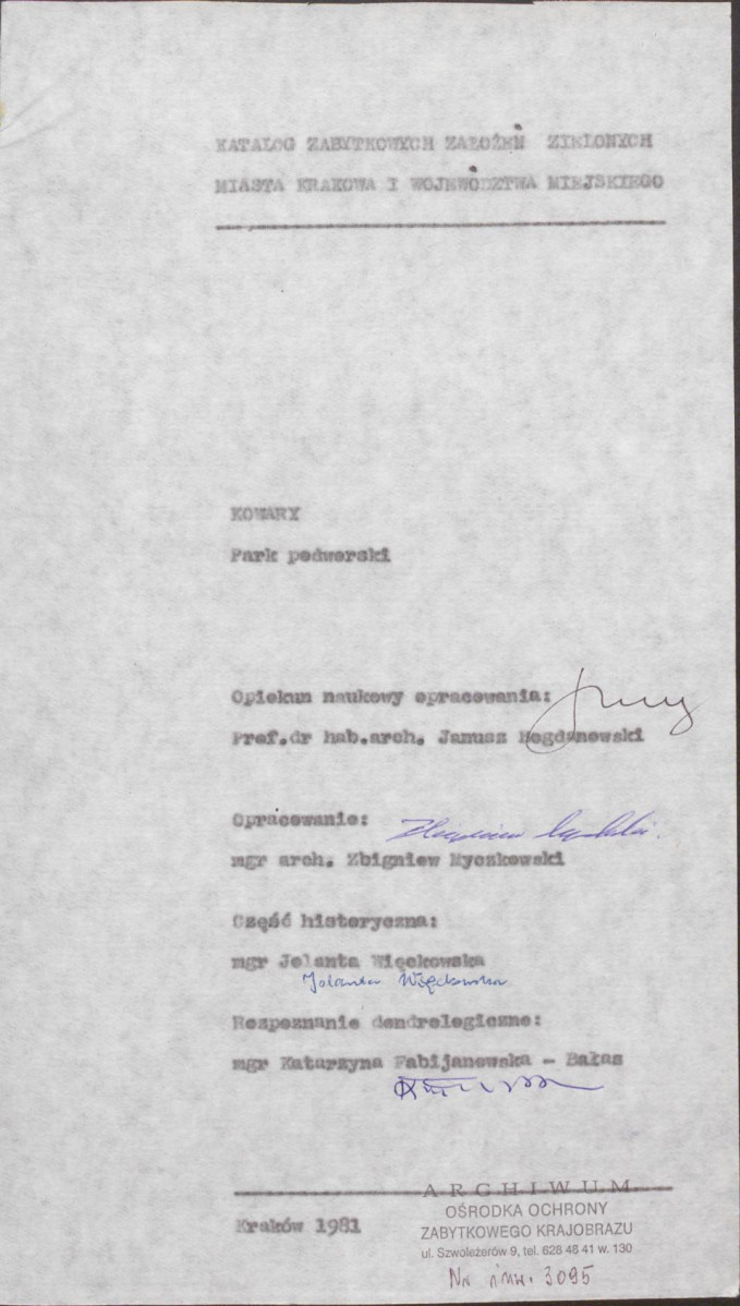 EP - Ewidencja parkowa, skan nr 4