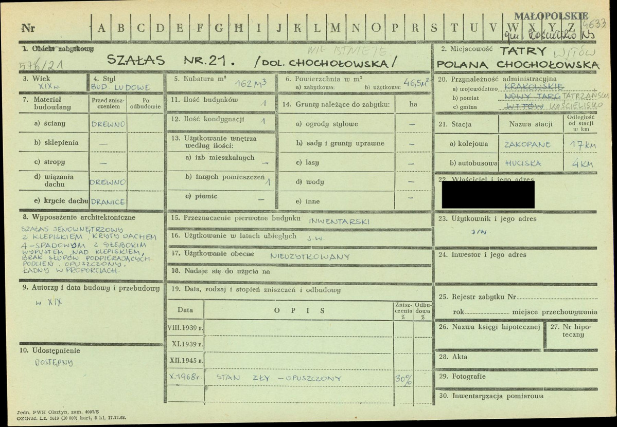 KZ - Karta zielona, skan nr 1