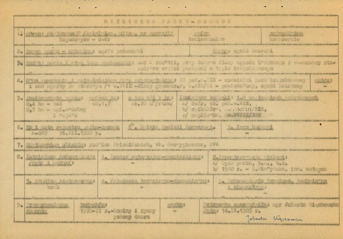 Ewidencja parkowa, skan nr 5