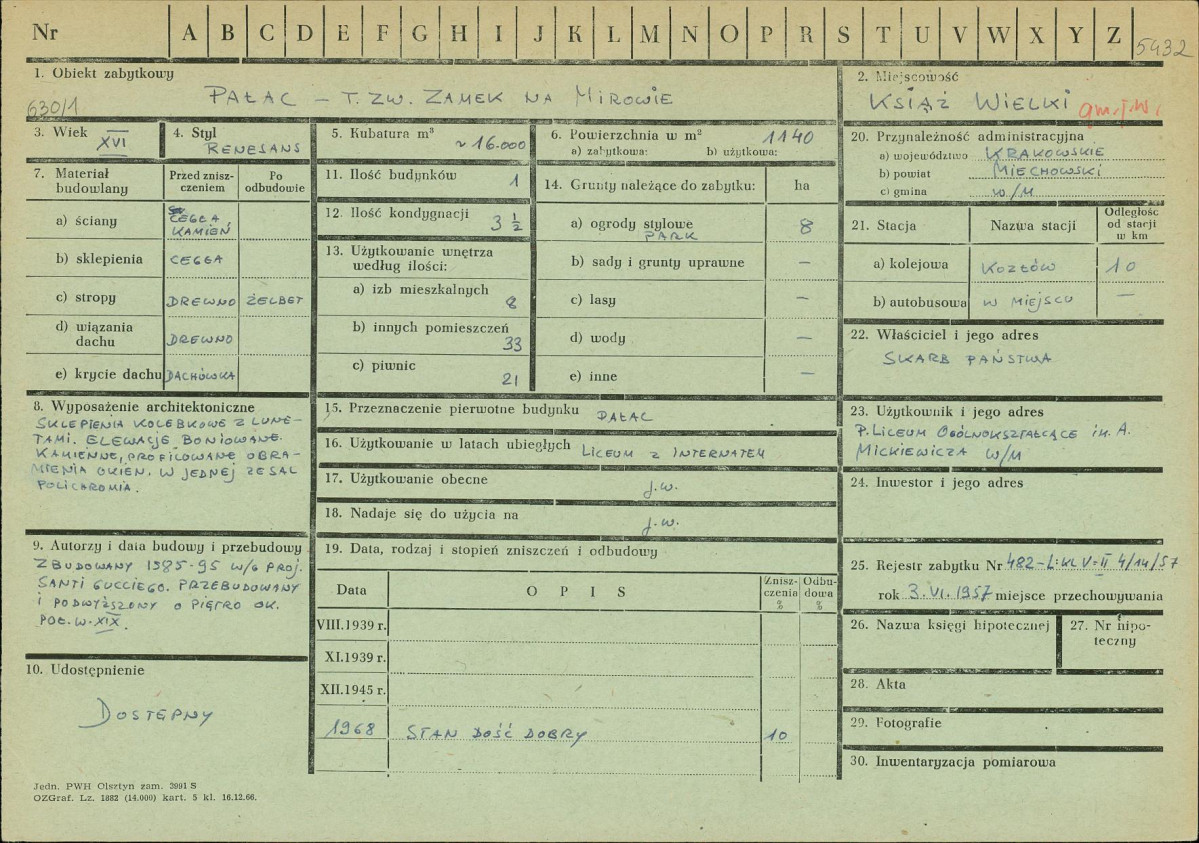 Karta zielona, skan nr 1