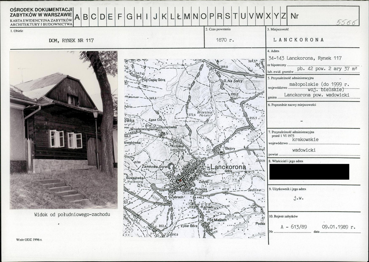 KB - Karta biała, skan nr 1