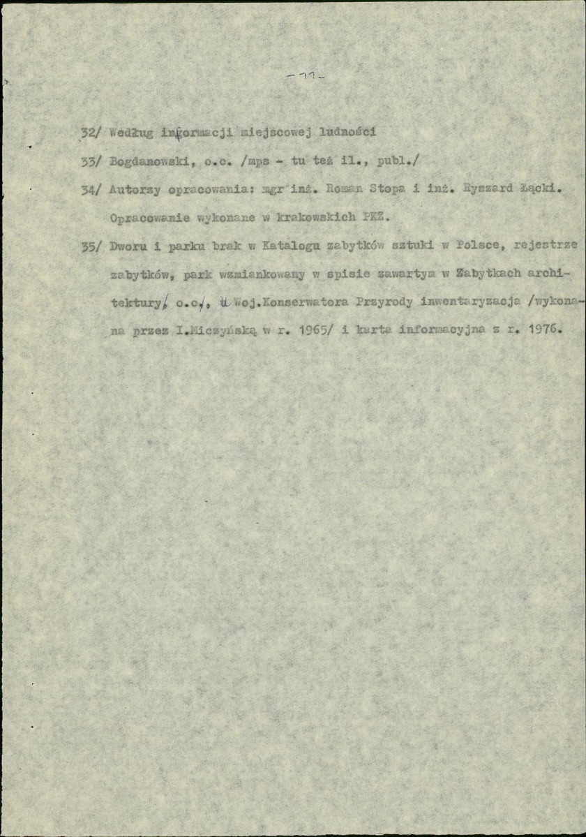 Ewidencja parkowa, skan nr 17