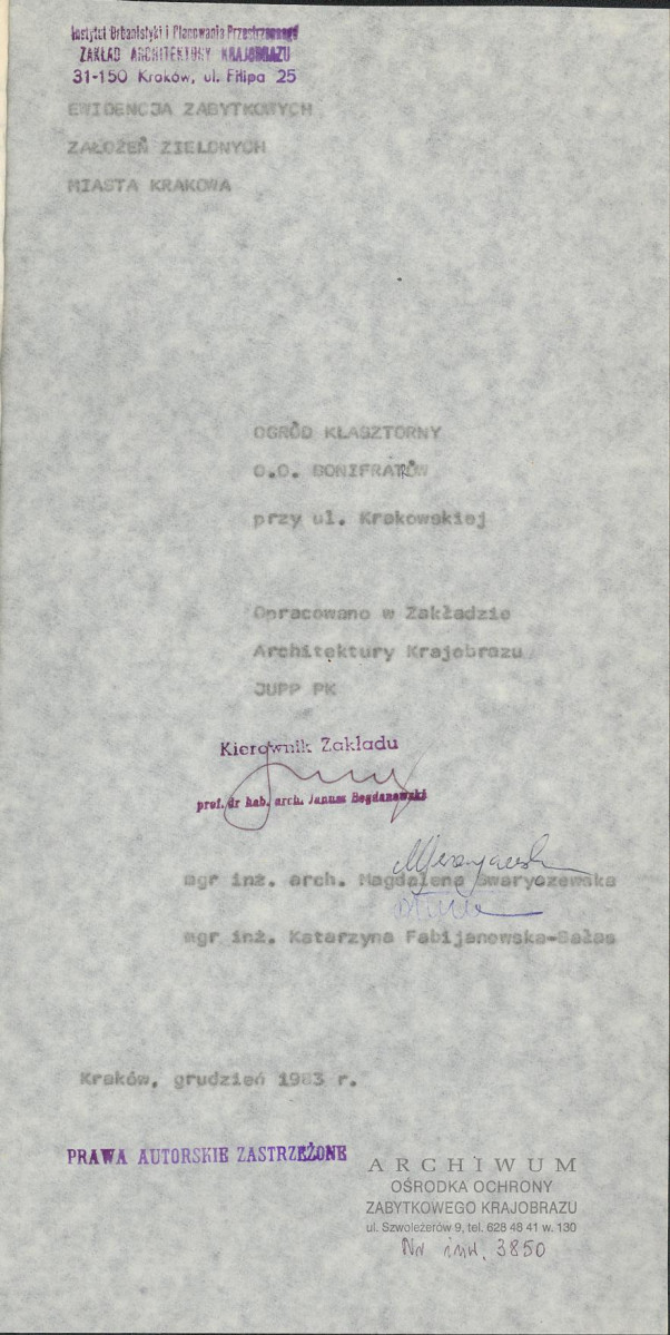 Ewidencja parkowa, skan nr 4