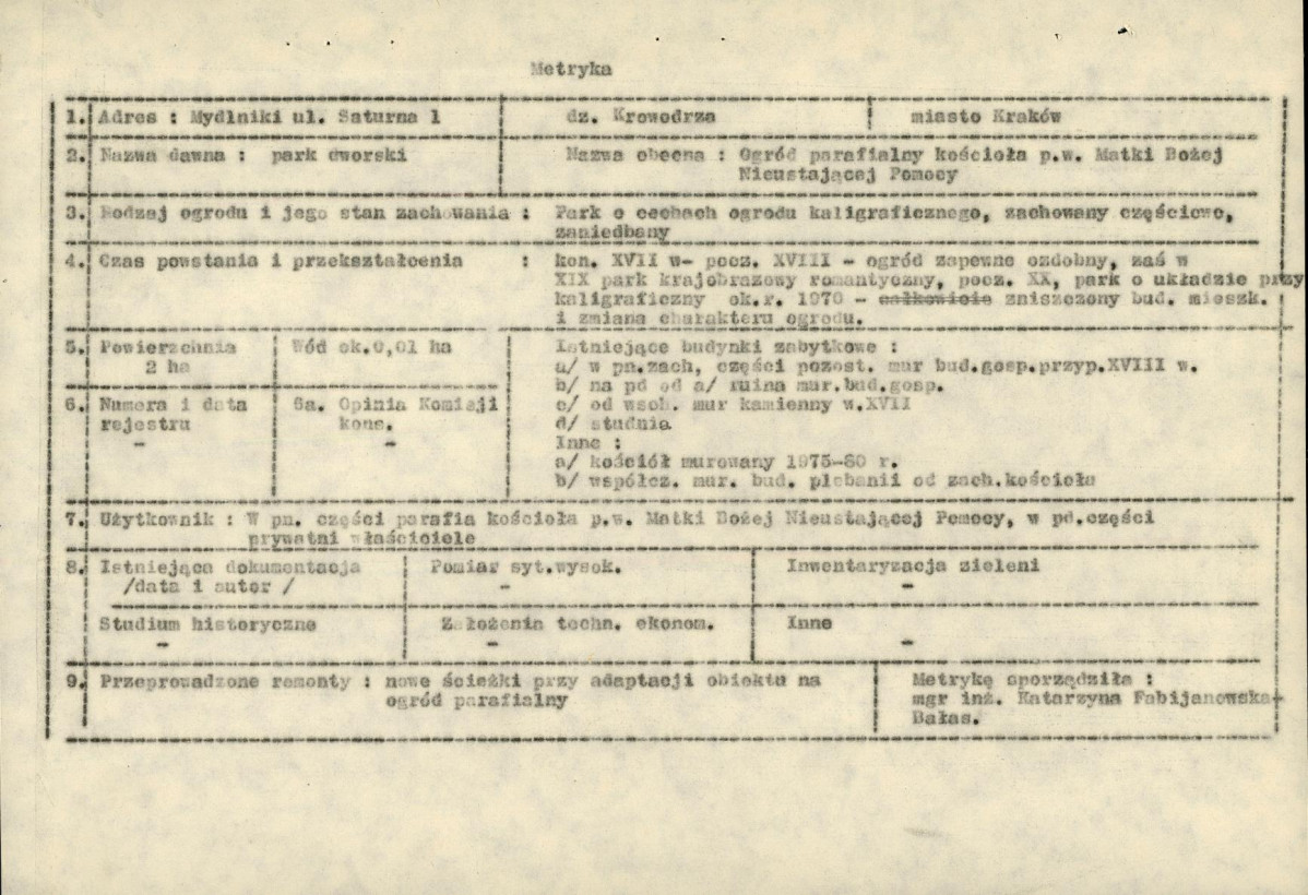 Ewidencja parkowa, skan nr 5