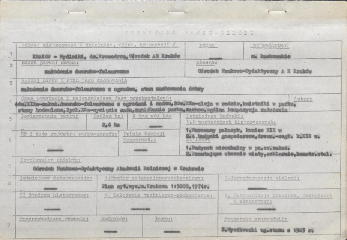 Ewidencja parkowa, skan nr 6