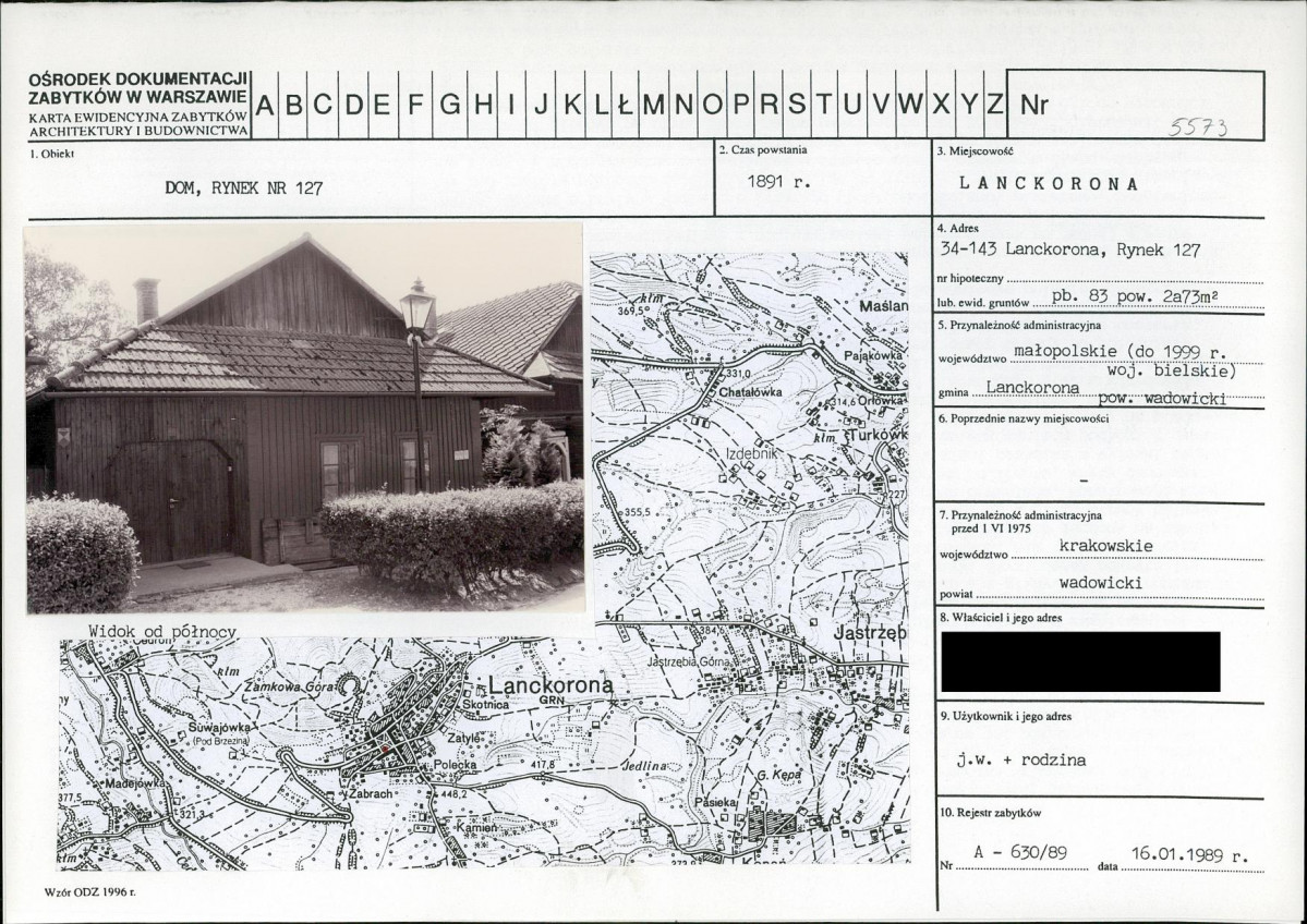 KB - Karta biała, skan nr 1