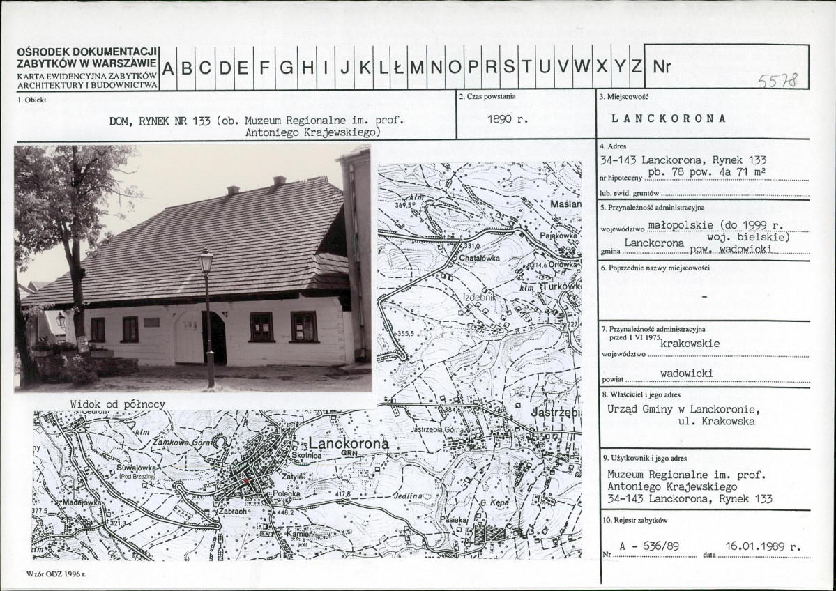 KB - Karta biała, skan nr 1