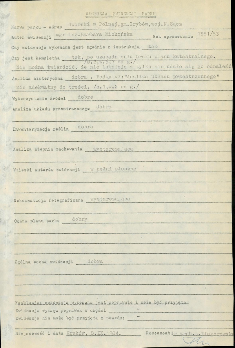 Ewidencja parkowa, skan nr 6