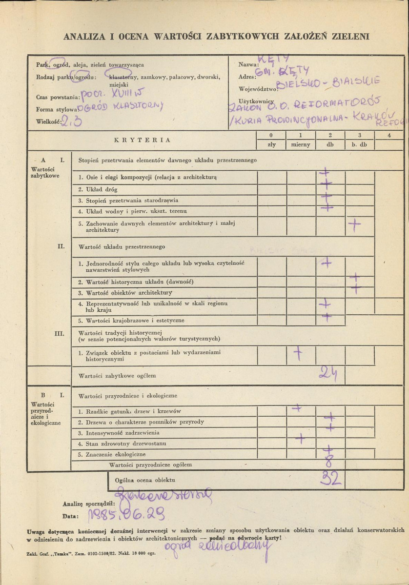 Ewidencja parkowa, skan nr 3