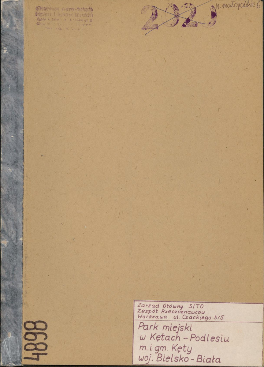 Ewidencja parkowa, skan nr 1