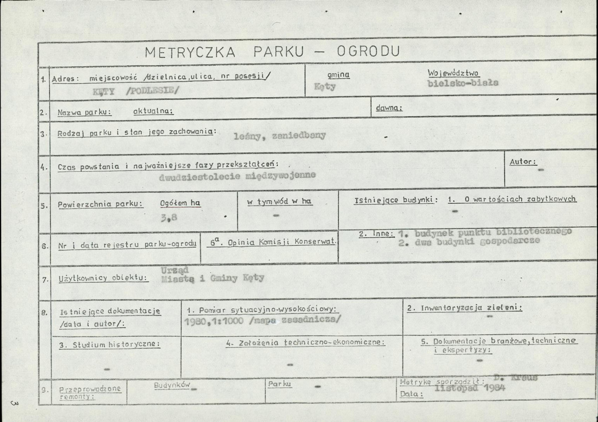 Ewidencja parkowa, skan nr 6