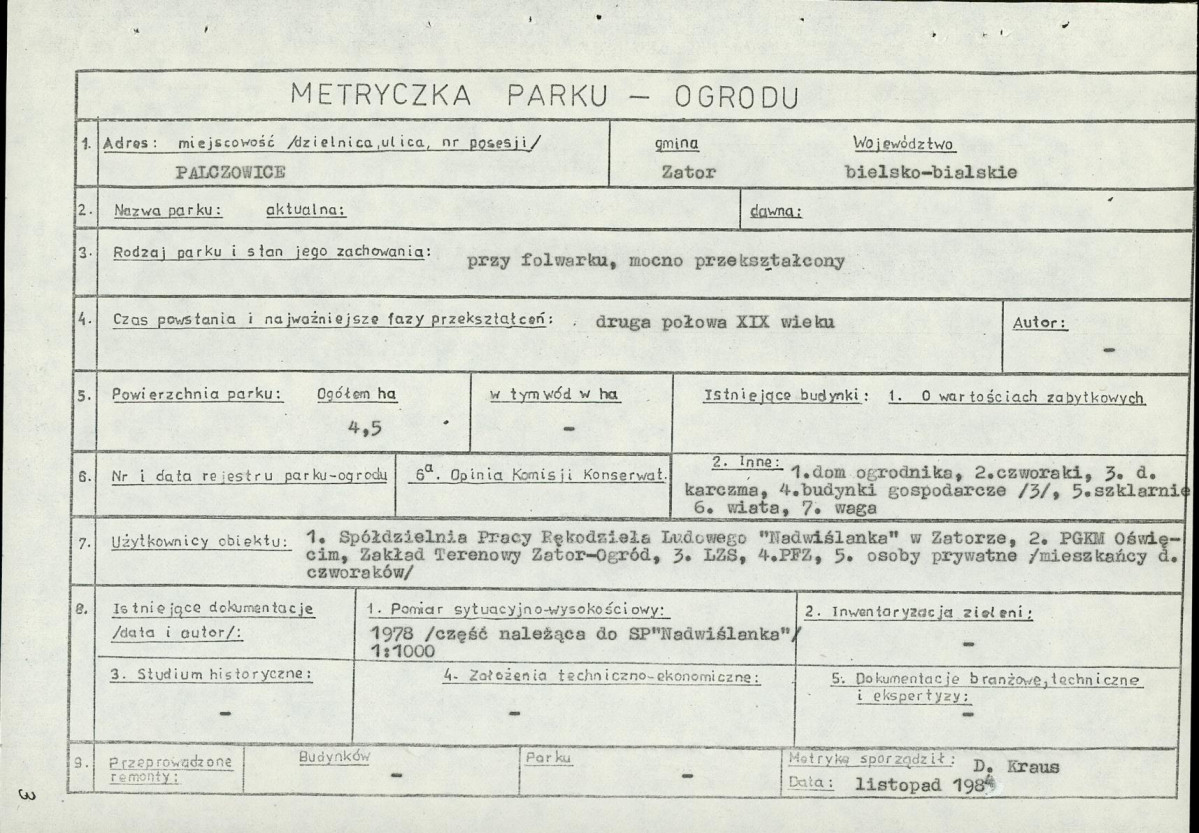 Ewidencja parkowa, skan nr 6
