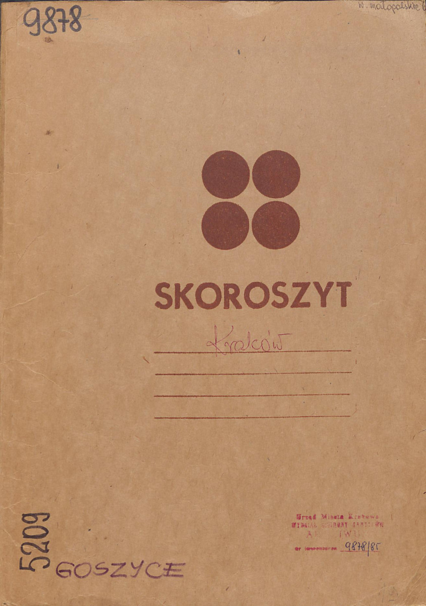 EP - Ewidencja parkowa, skan nr 1