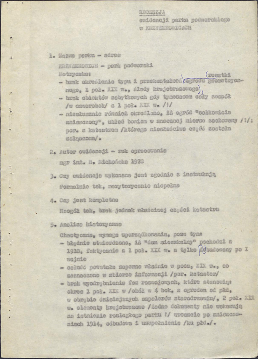 Ewidencja parkowa, skan nr 4