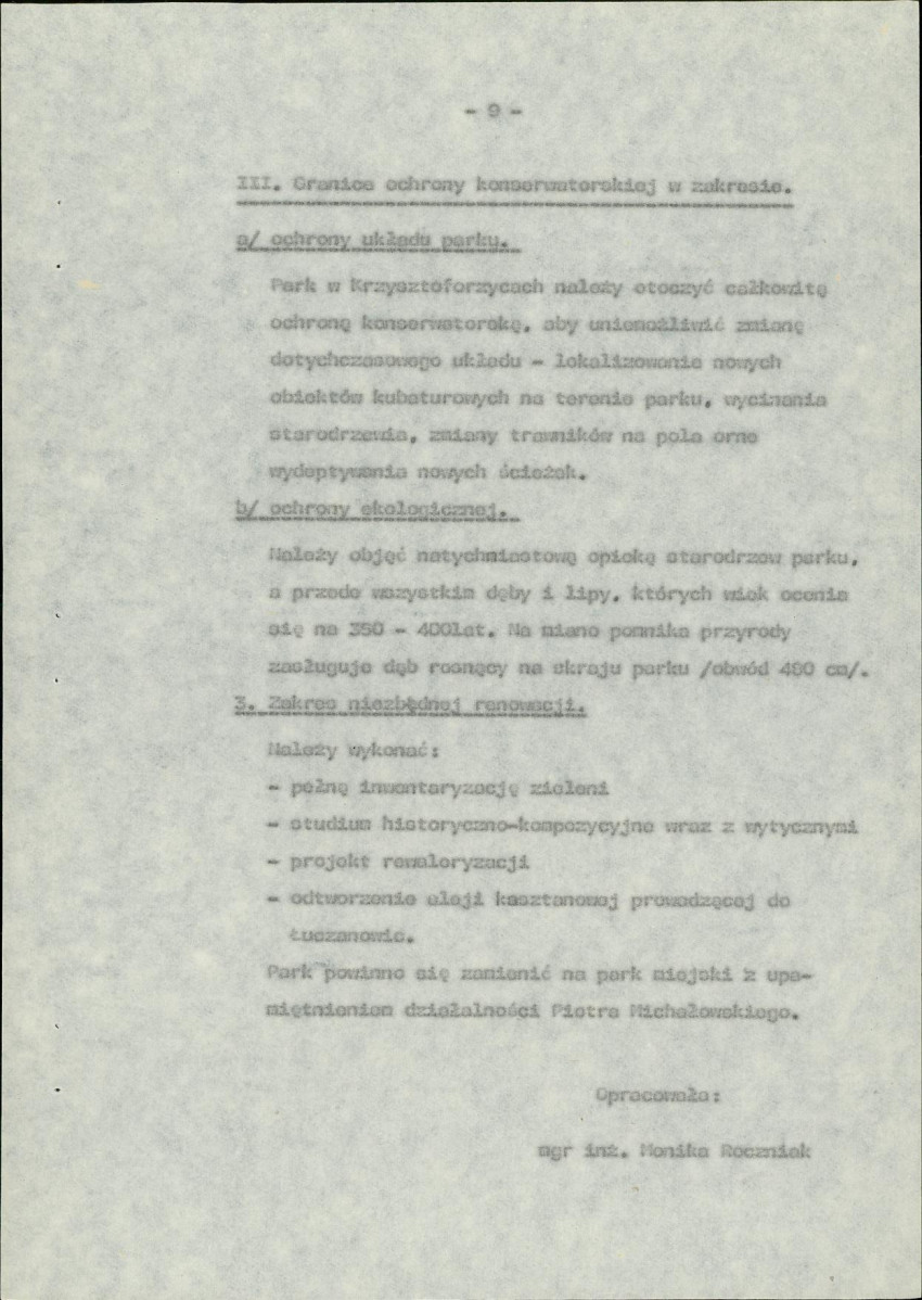 Ewidencja parkowa, skan nr 13