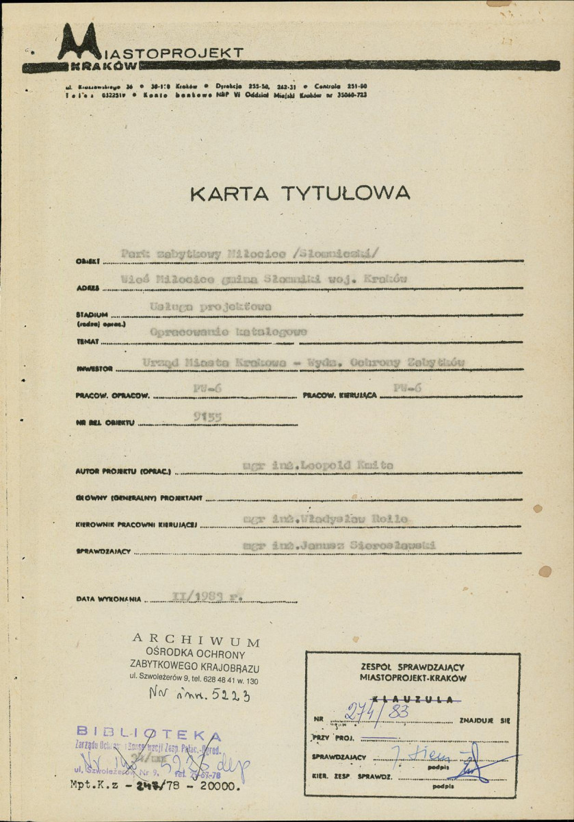 EP - Ewidencja parkowa, skan nr 4