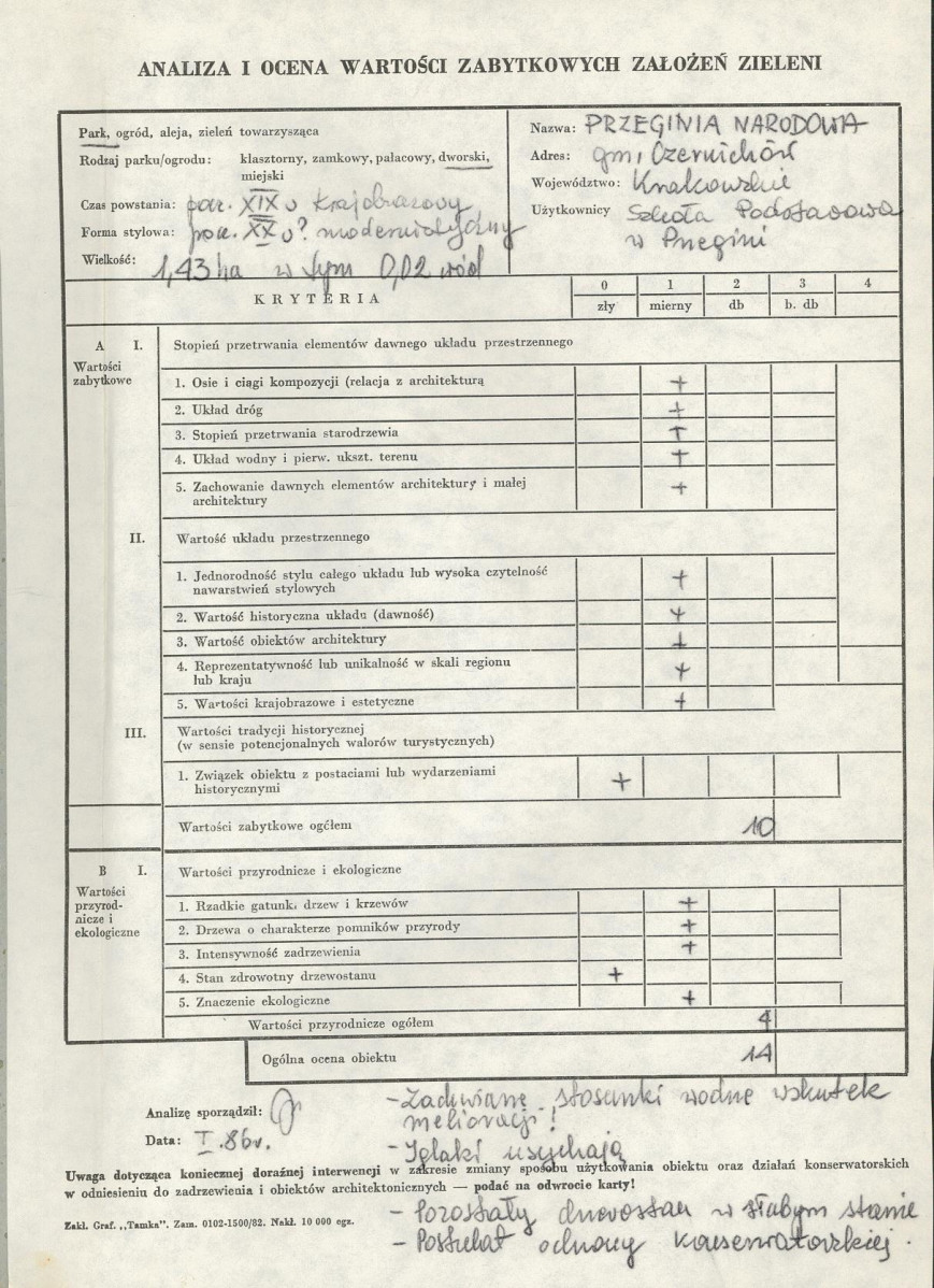 Ewidencja parkowa, skan nr 3