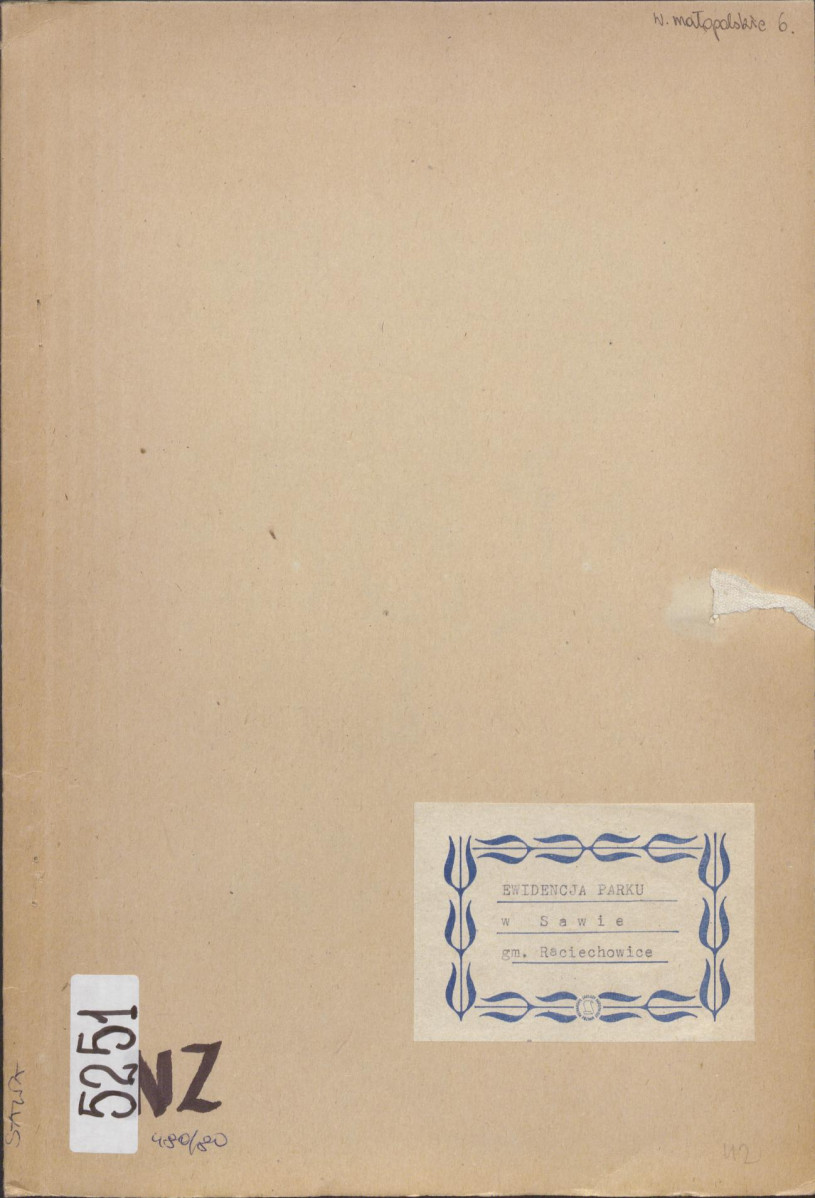 Ewidencja parkowa, skan nr 1