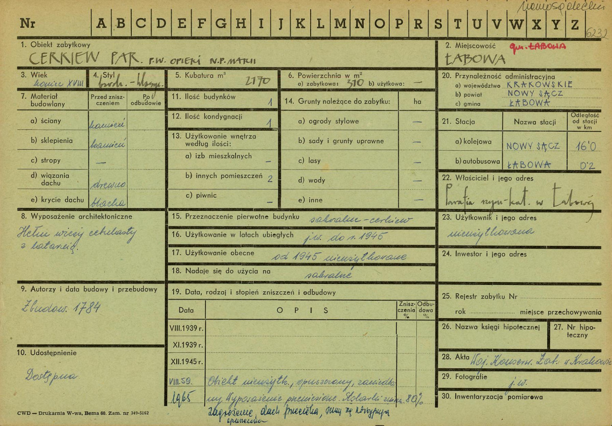 Karta zielona, skan nr 1