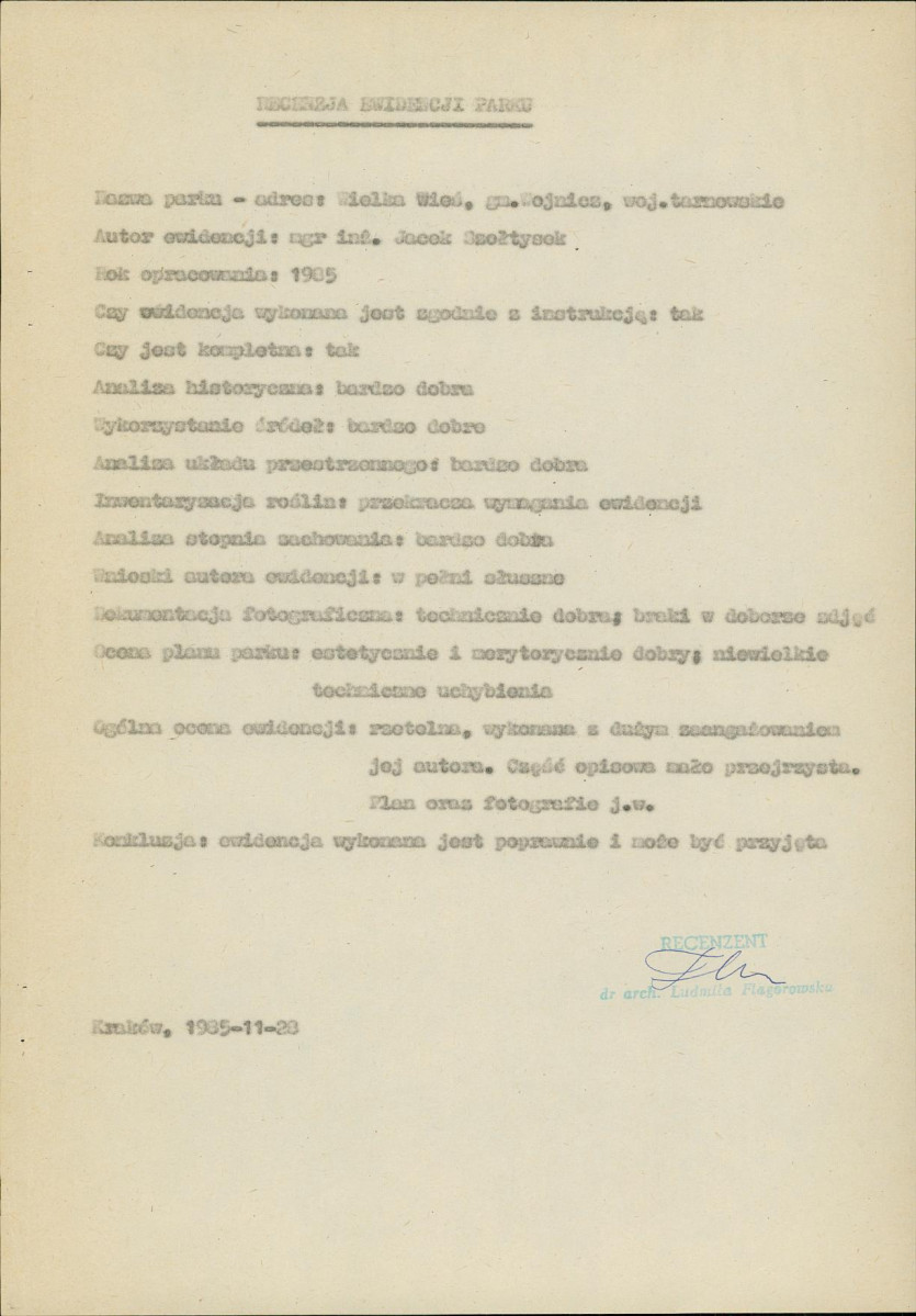 Ewidencja parkowa, skan nr 5