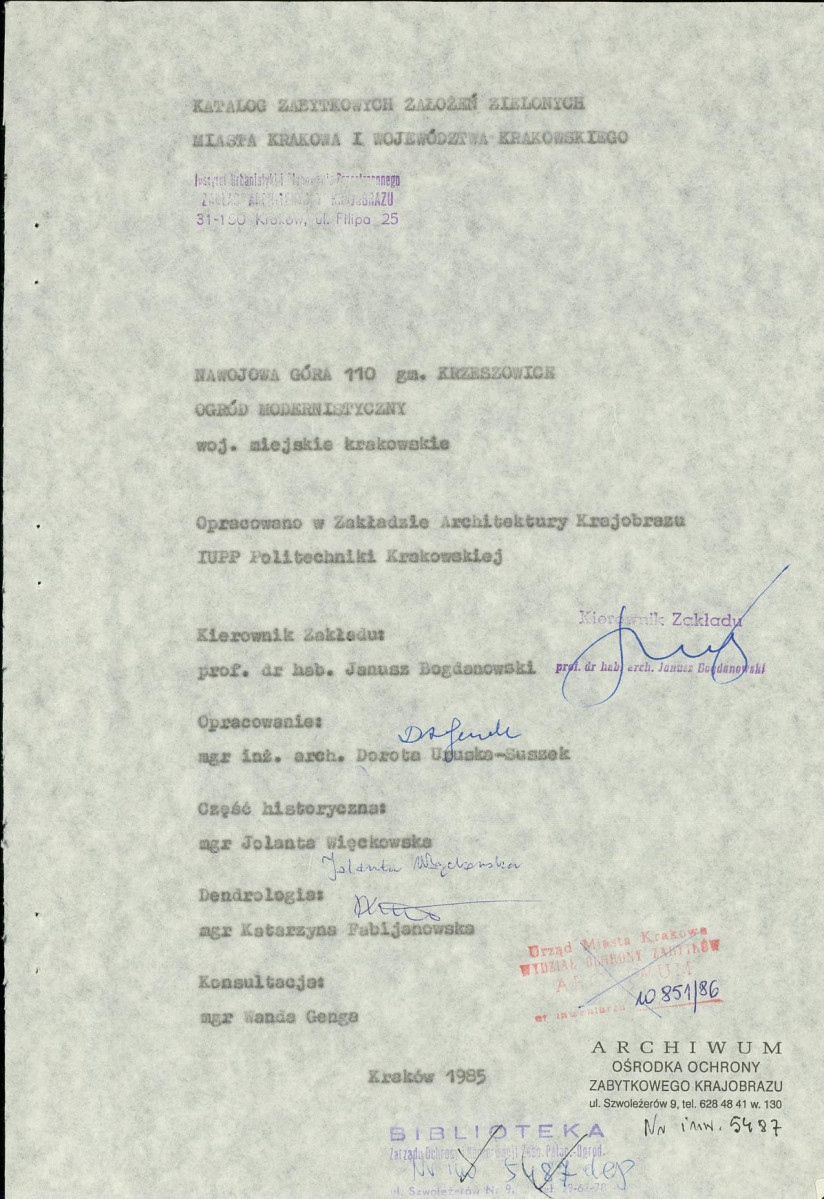 EP - Ewidencja parkowa, skan nr 4