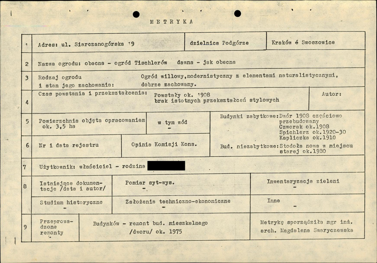 EP - Ewidencja parkowa, skan nr 5