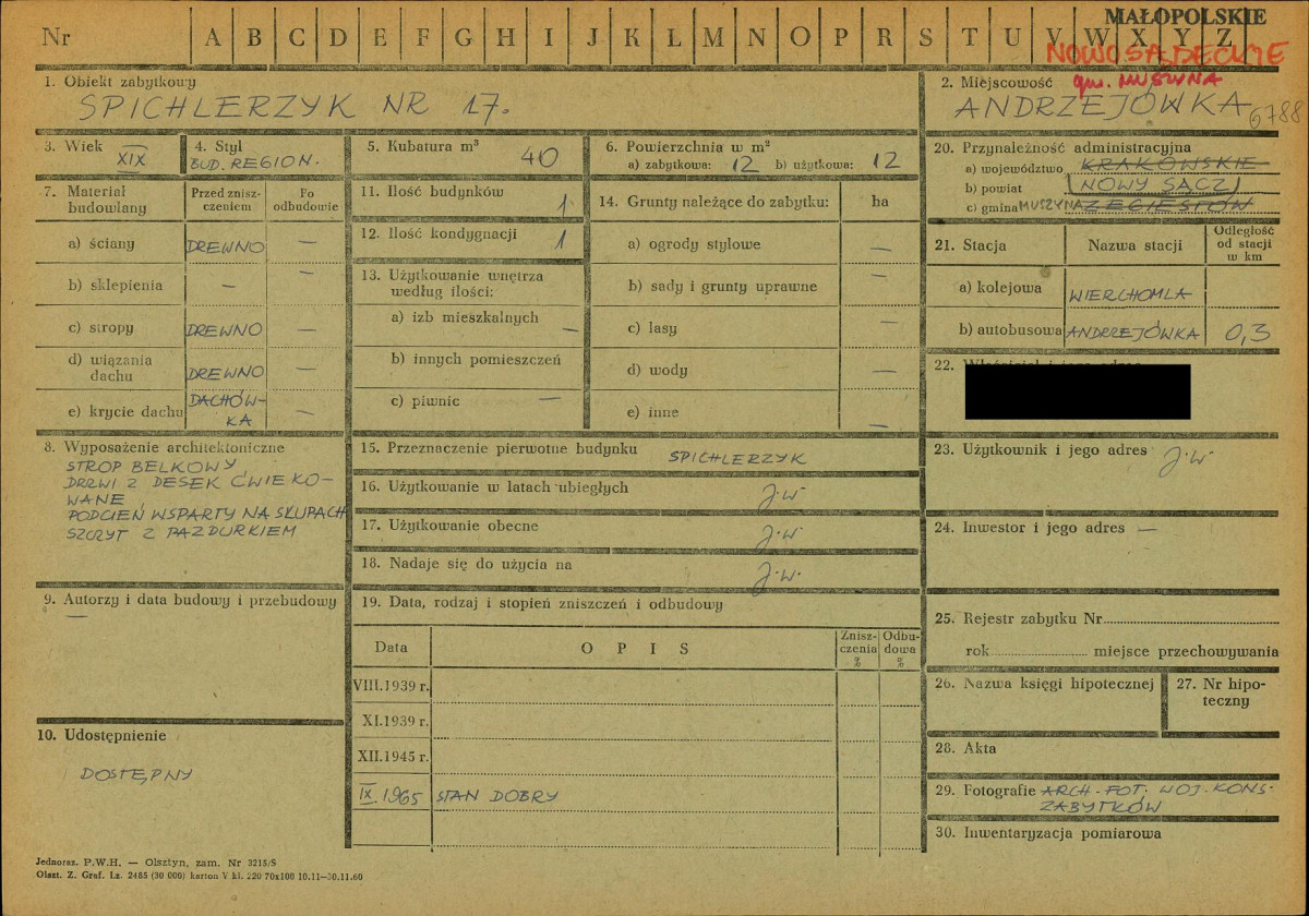 KZ - Karta zielona, skan nr 1