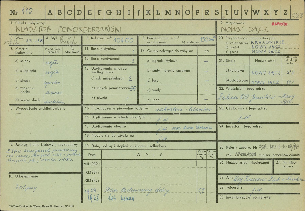 Karta zielona, skan nr 1