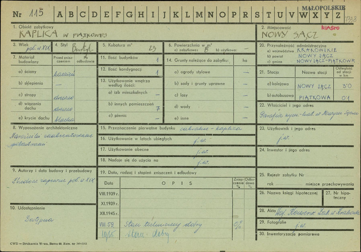 Karta zielona, skan nr 1