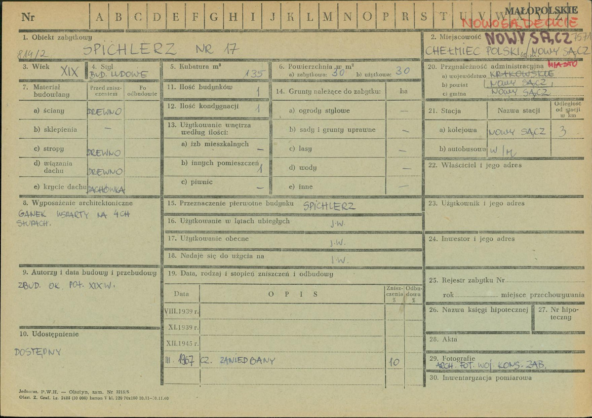 KZ - Karta zielona, skan nr 1