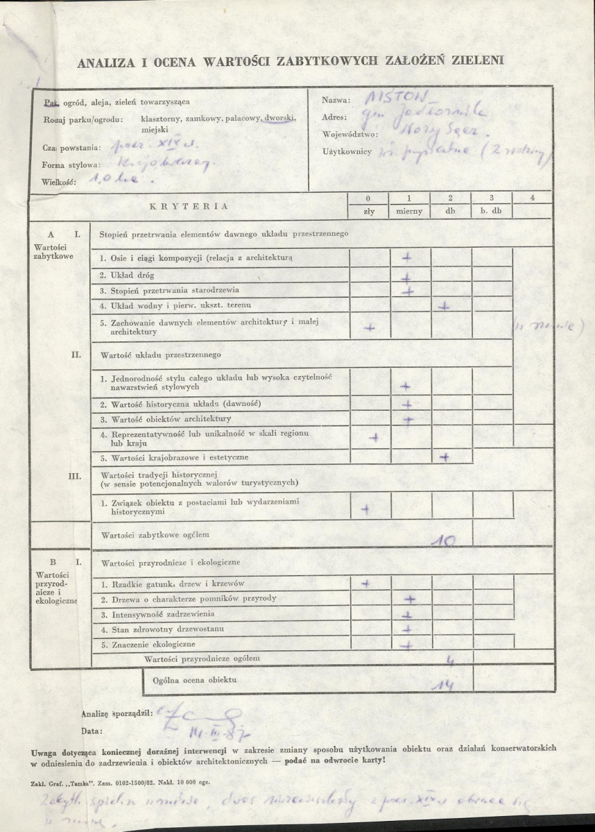 Ewidencja parkowa, skan nr 3