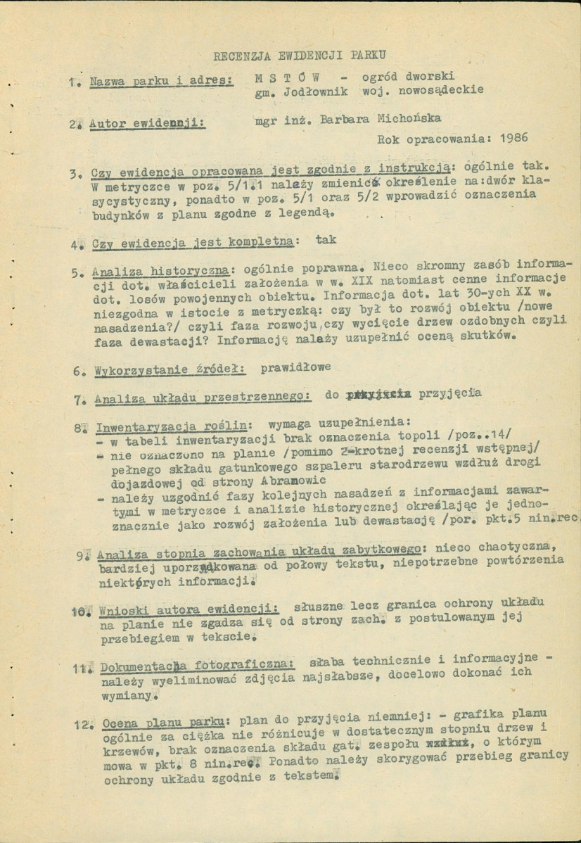 Ewidencja parkowa, skan nr 6