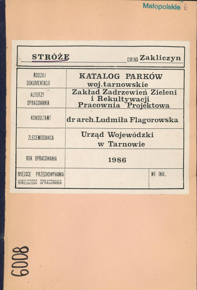 Ewidencja parkowa, skan nr 1