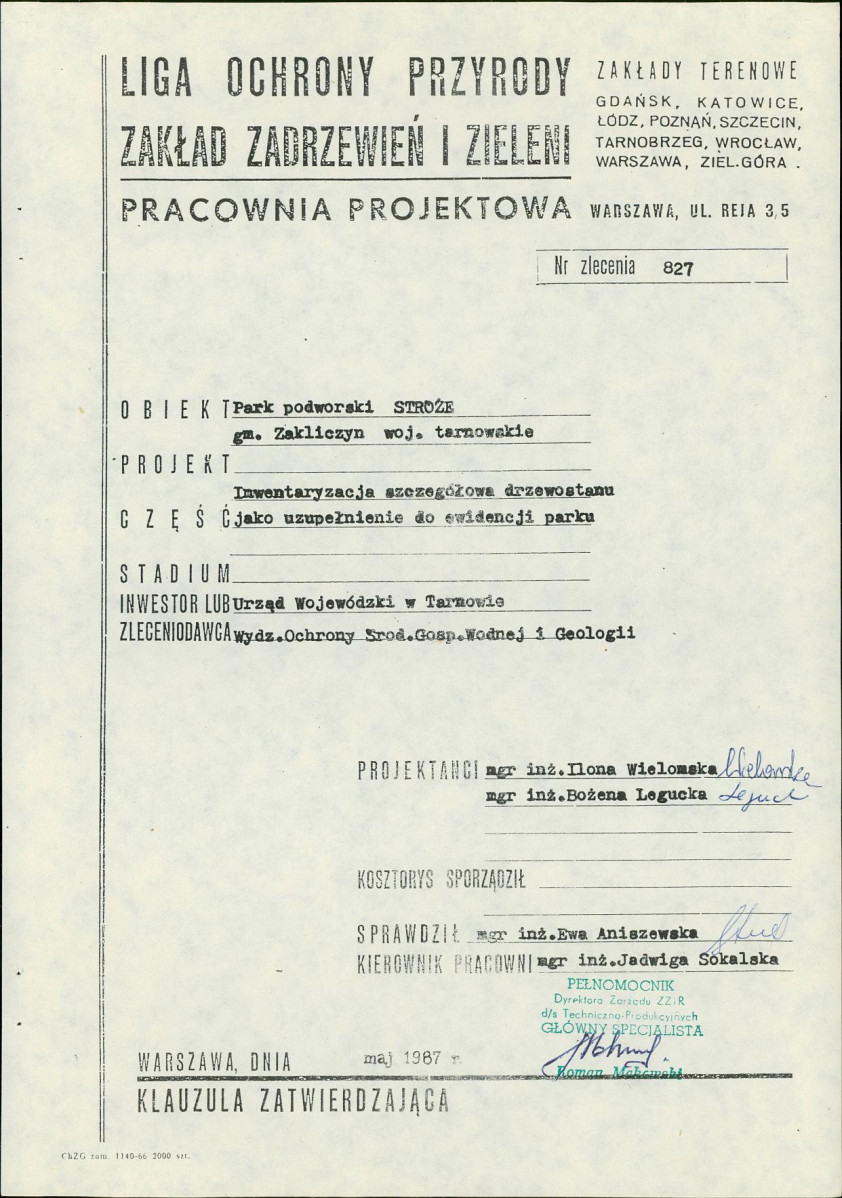 Ewidencja parkowa, skan nr 40