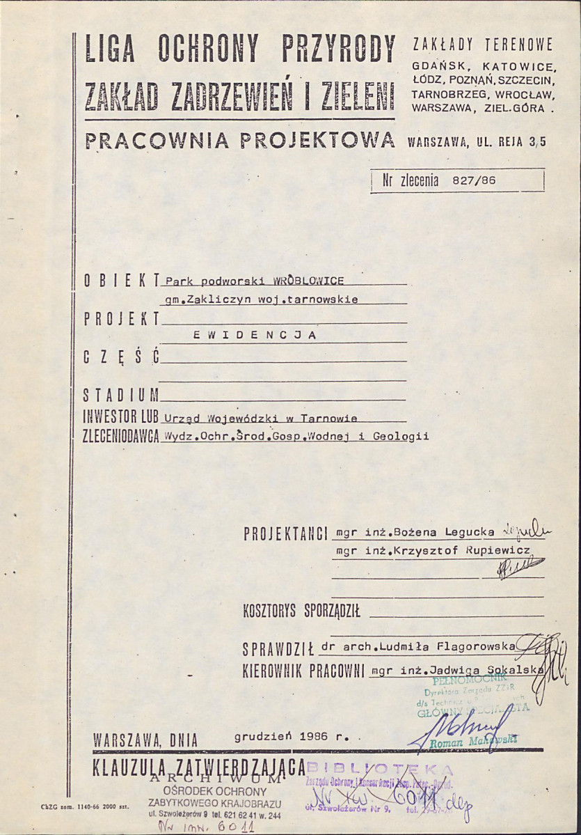 Ewidencja parkowa, skan nr 4