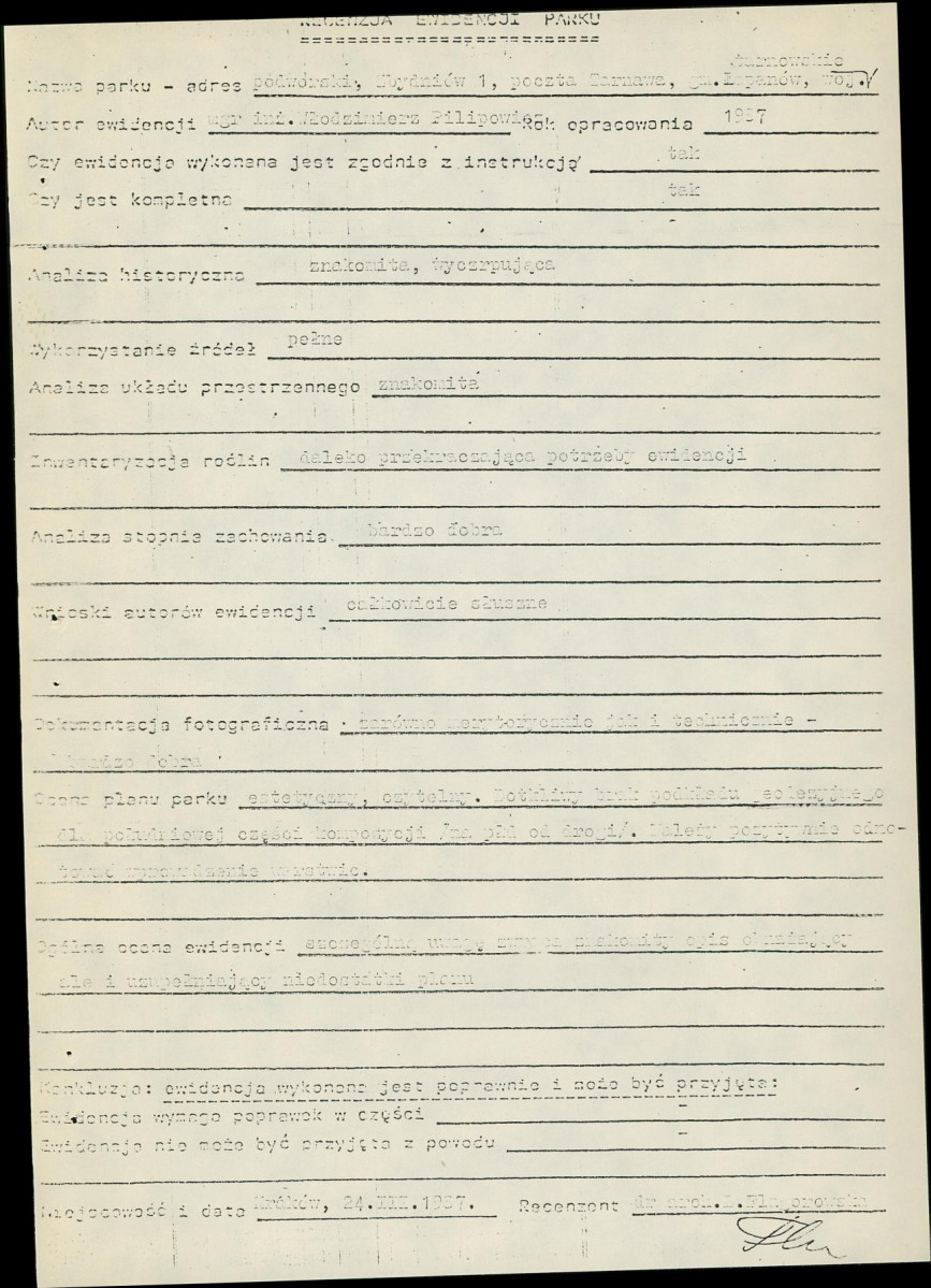 EP - Ewidencja parkowa, skan nr 8