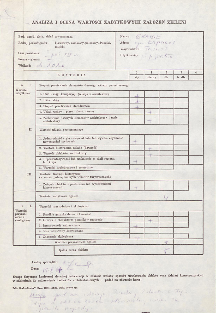 EP - Ewidencja parkowa, skan nr 5