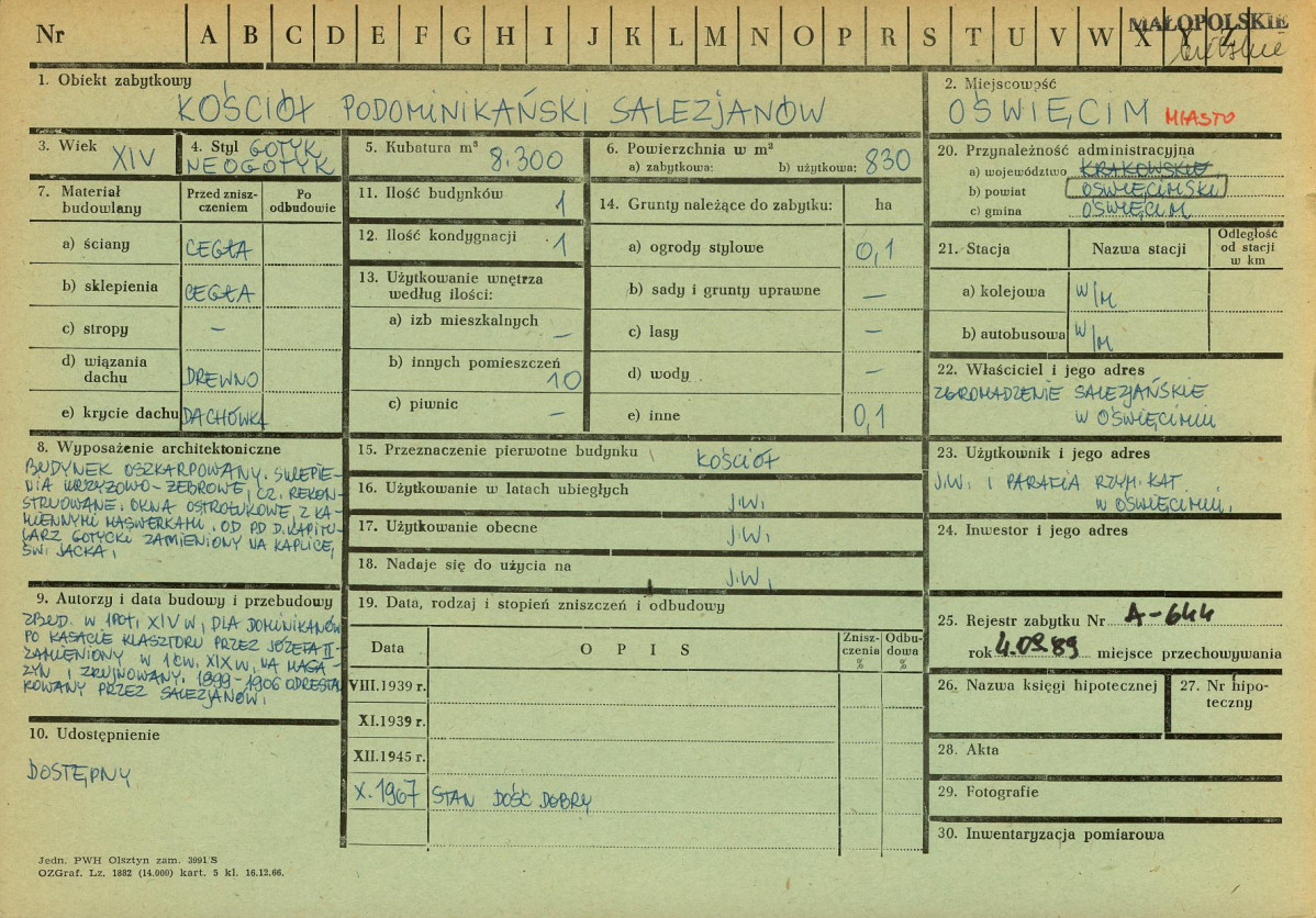 Karta zielona, skan nr 1