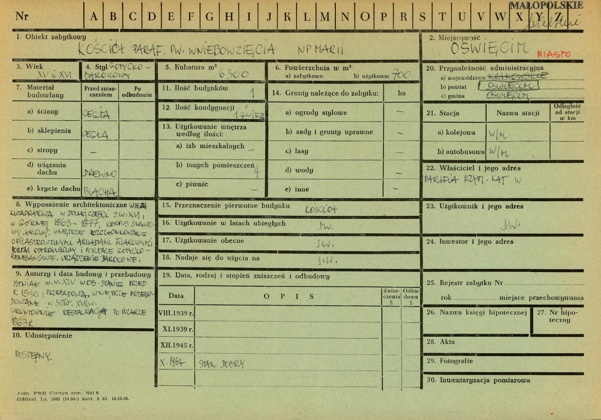 Karta zielona, skan nr 1
