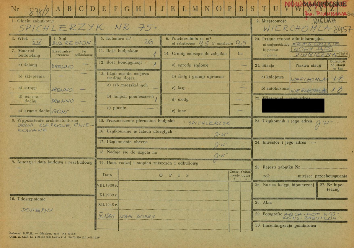 KZ - Karta zielona, skan nr 1