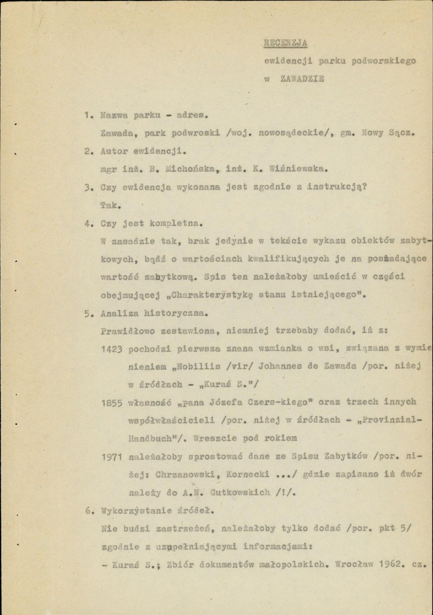 Ewidencja parkowa, skan nr 6