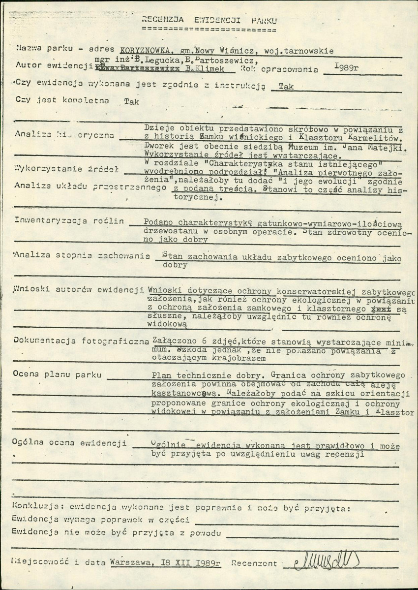 EP - Ewidencja parkowa, skan nr 5