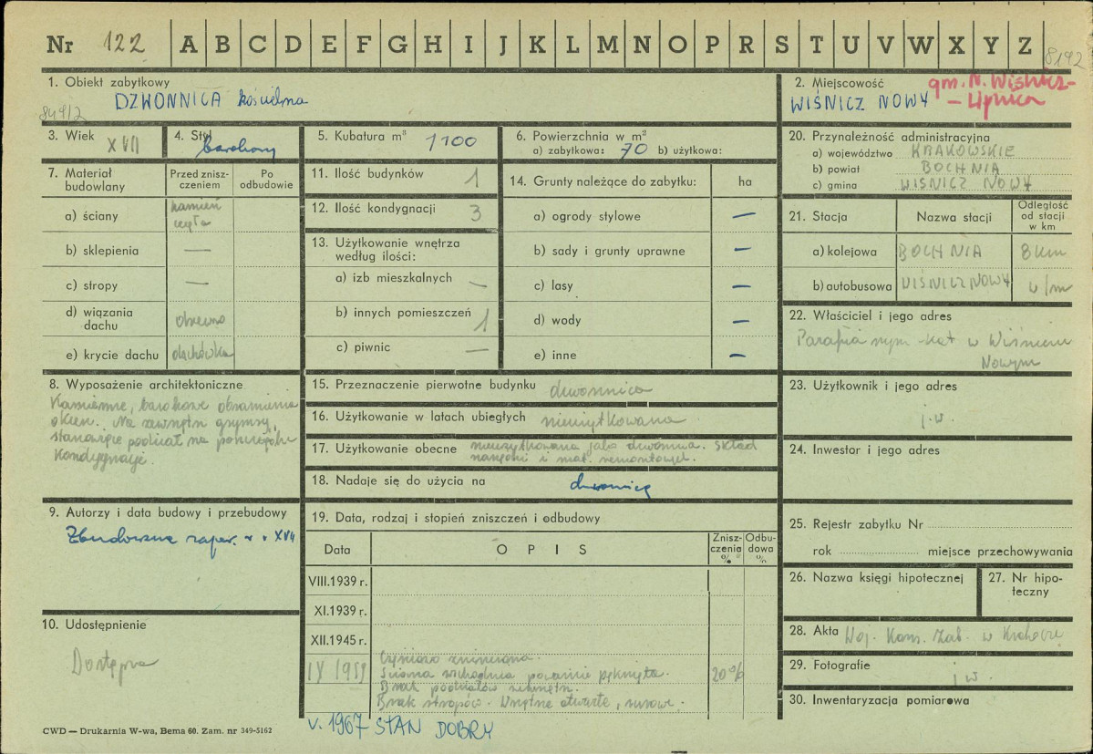 Karta zielona, skan nr 1