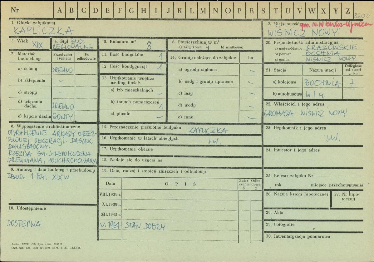 Karta zielona, skan nr 1