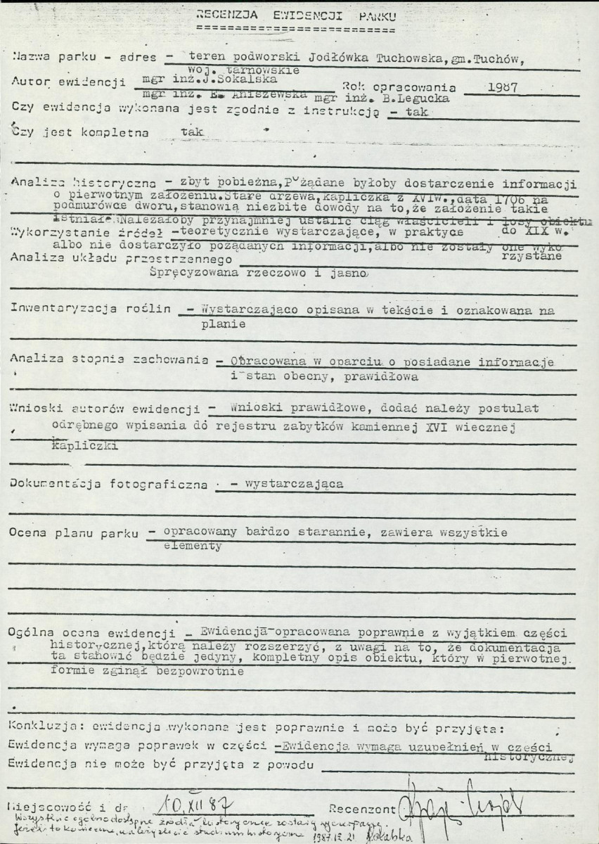 Ewidencja parkowa, skan nr 5