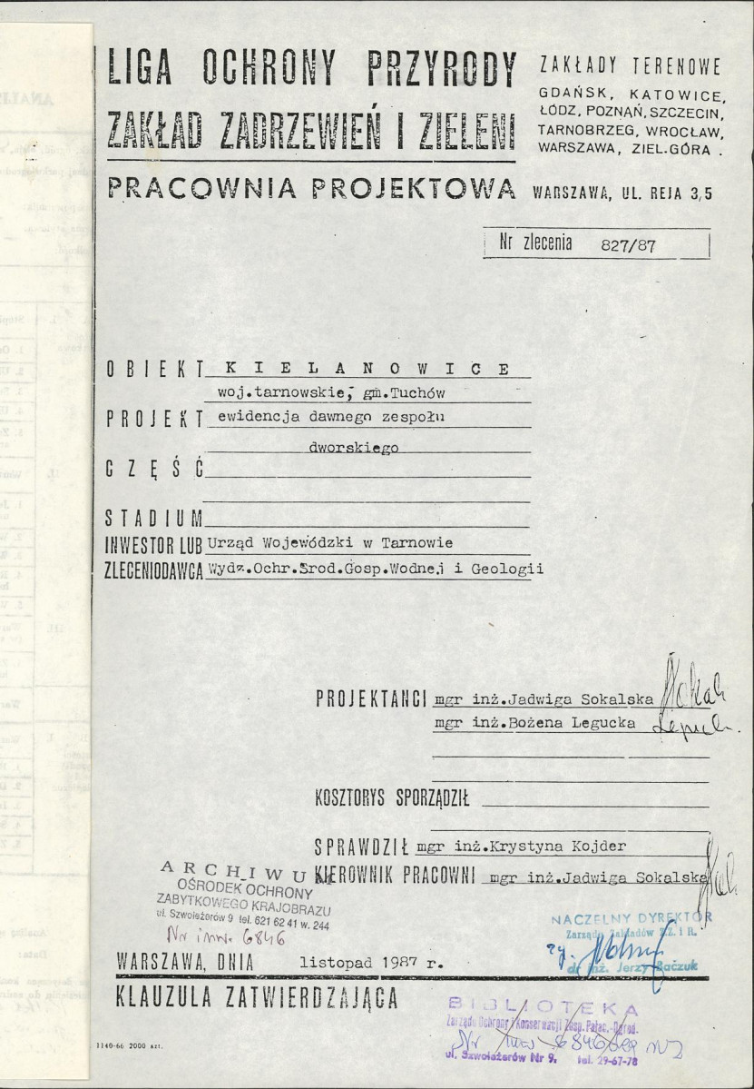 Ewidencja parkowa, skan nr 4