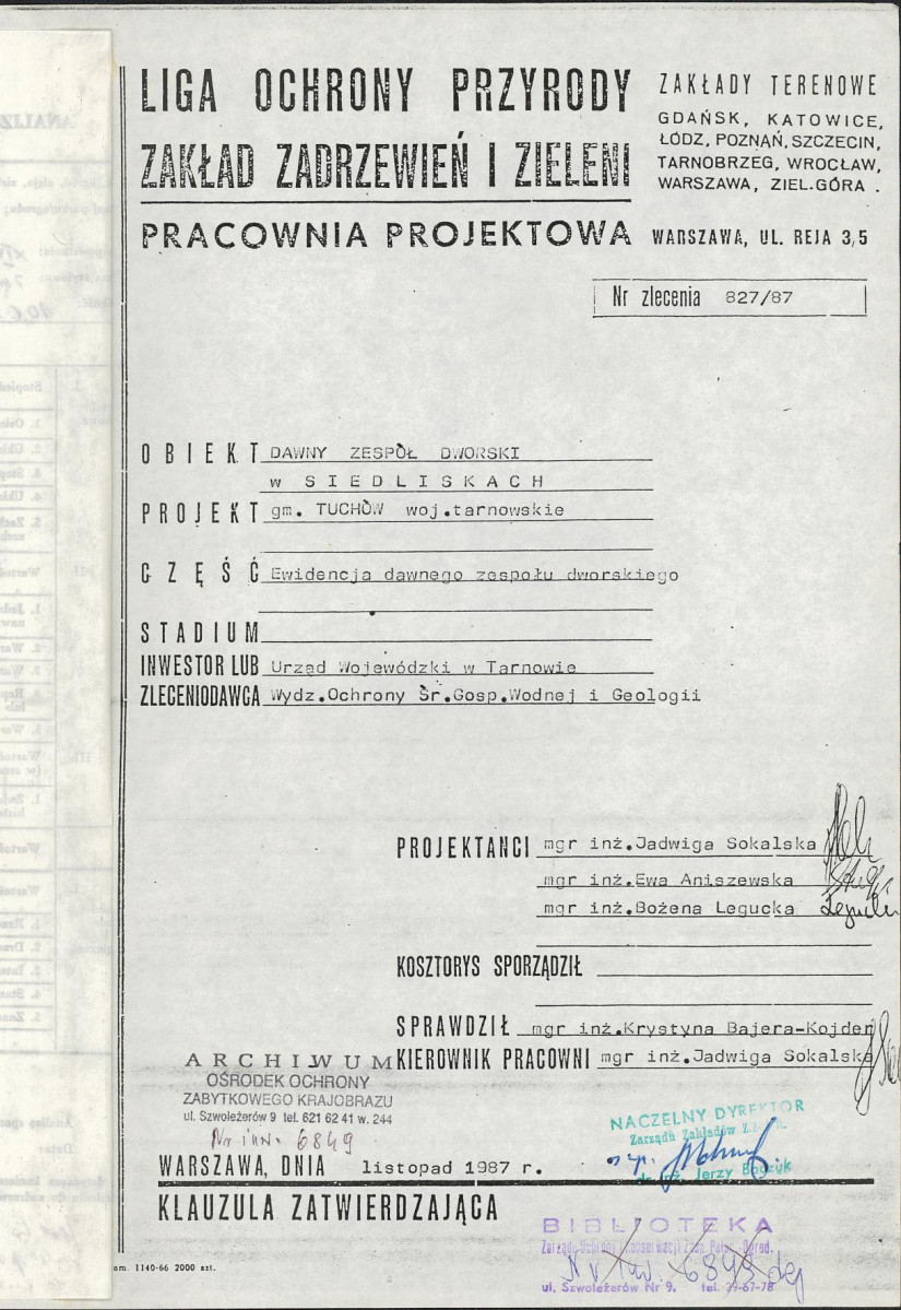 Ewidencja parkowa, skan nr 4
