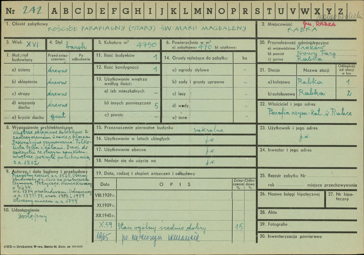 Karta zielona, skan nr 1