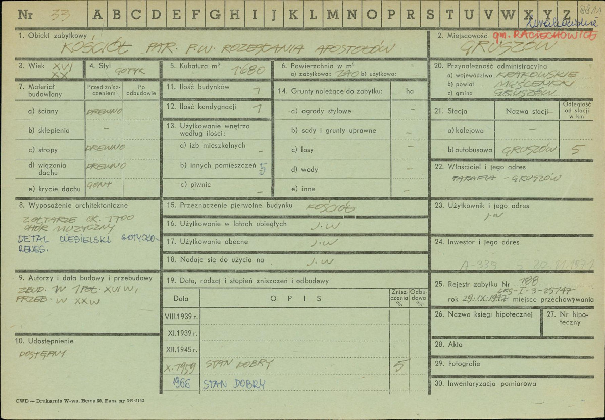 Karta zielona, skan nr 1